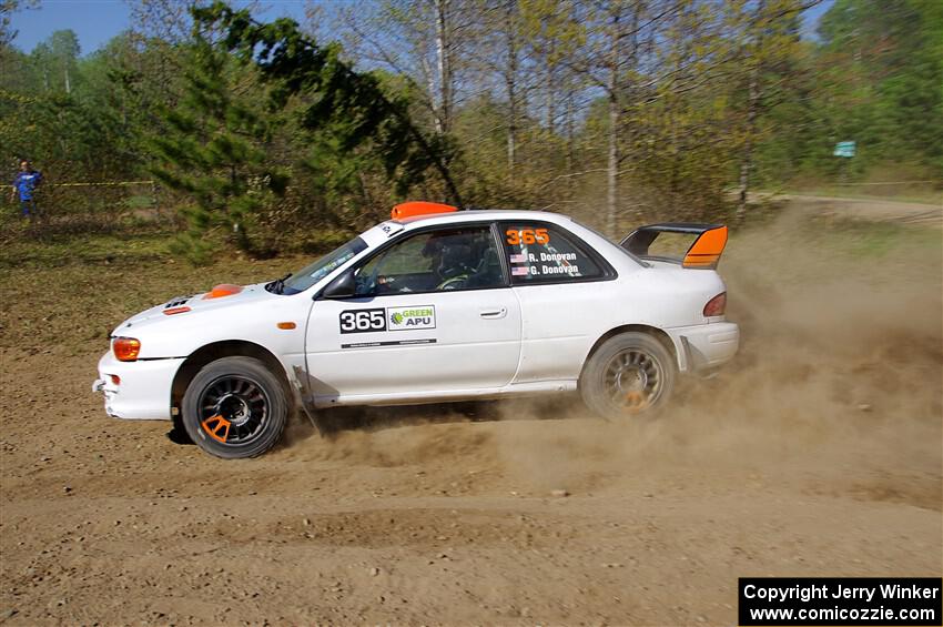 Richard Donovan / Greg Donovan Subaru Impreza on SS5, Blue Trail II.