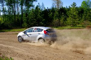 John Wolff / Boyd Smith Ford Fiesta on SS5, Blue Trail II.