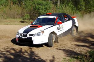 Jason Cook / Maggie Tu Subaru WRX on SS5, Blue Trail II.