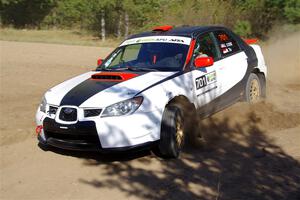 Jason Cook / Maggie Tu Subaru WRX on SS5, Blue Trail II.