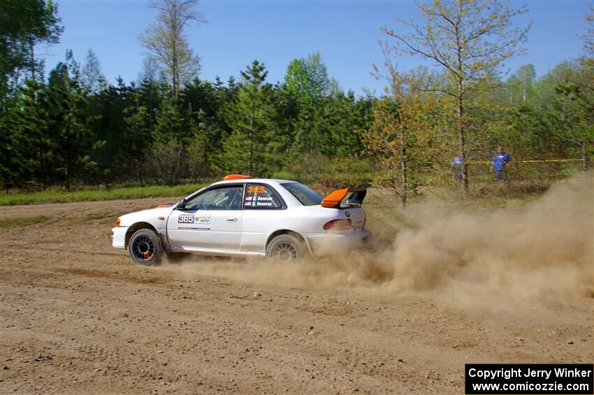 Richard Donovan / Greg Donovan Subaru Impreza on SS5, Blue Trail II.