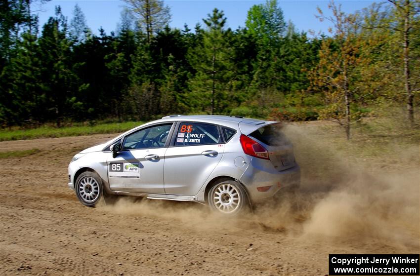 John Wolff / Boyd Smith Ford Fiesta on SS5, Blue Trail II.