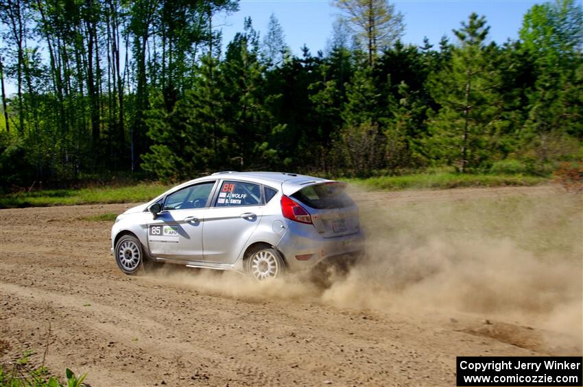 John Wolff / Boyd Smith Ford Fiesta on SS5, Blue Trail II.