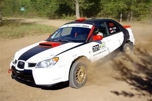 Jason Cook / Maggie Tu Subaru WRX on SS5, Blue Trail II.