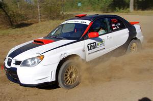 Jason Cook / Maggie Tu Subaru WRX on SS5, Blue Trail II.