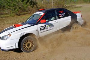 Jason Cook / Maggie Tu Subaru WRX on SS5, Blue Trail II.