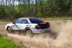 Jason Cook / Maggie Tu Subaru WRX on SS5, Blue Trail II.