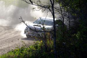 Jamey Randall / Andrew Rausch Subaru WRX at the finish of SS6, Spur 2 Cutoff II.