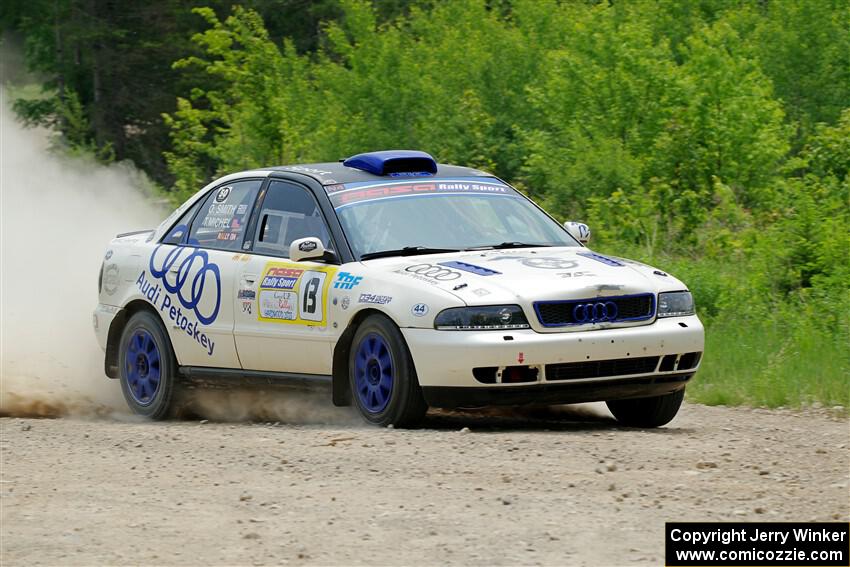 Tim Michel / Oliver Smith Audi A4 Quattro on SS1, Camp 3 North.