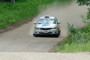 Sam Jacques / Trevor LaCombe Subaru Impreza on SS1, Camp 3 North.