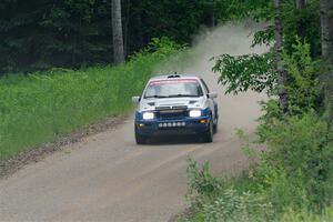 Perry Seaman / Patty Seaman Merkur XR4Ti on SS1, Camp 3 North.