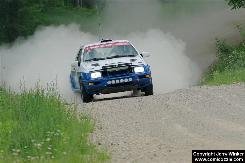 Perry Seaman / Patty Seaman Merkur XR4Ti on SS1, Camp 3 North.