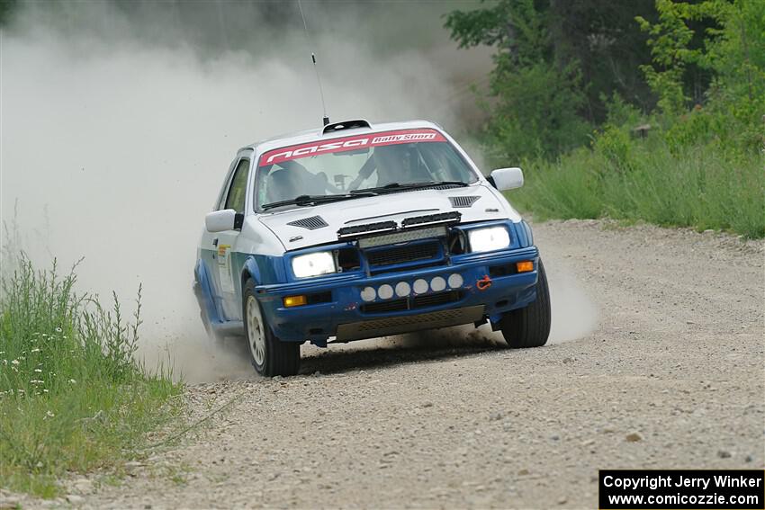 Perry Seaman / Patty Seaman Merkur XR4Ti on SS1, Camp 3 North.