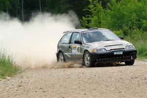 Nick Lyle / Kevin Dobrowolski Honda Civic Si on SS1, Camp 3 North.