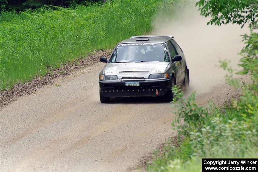 Nick Lyle / Kevin Dobrowolski Honda Civic Si on SS1, Camp 3 North.