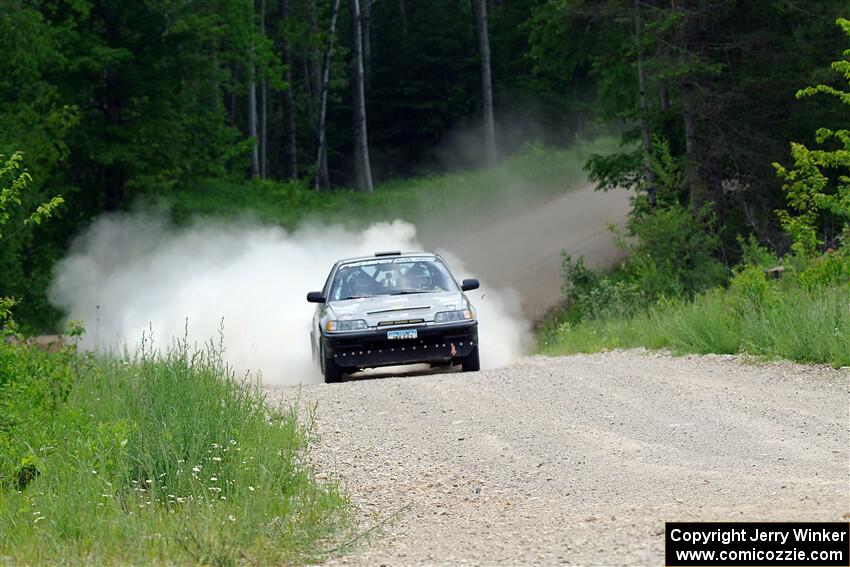 Nick Lyle / Kevin Dobrowolski Honda Civic Si on SS1, Camp 3 North.