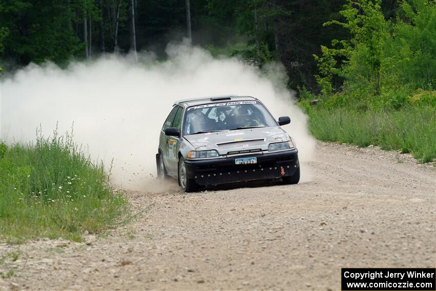 Nick Lyle / Kevin Dobrowolski Honda Civic Si on SS1, Camp 3 North.