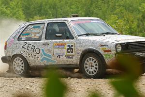 Mark Rokus / Mike Van Alphen VW GTI on SS1, Camp 3 North.