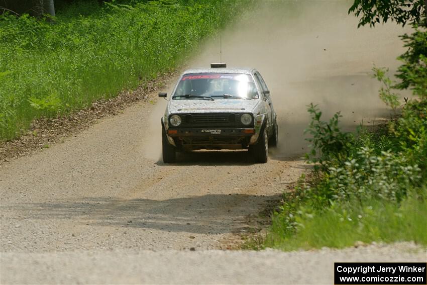 Mark Rokus / Mike Van Alphen VW GTI on SS1, Camp 3 North.