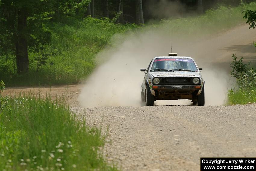 Mark Rokus / Mike Van Alphen VW GTI on SS1, Camp 3 North.