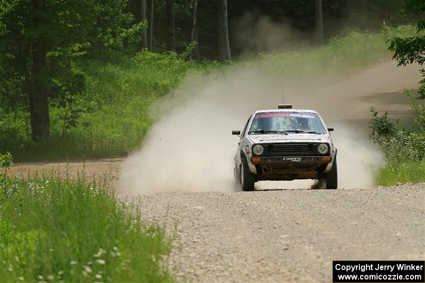 Mark Rokus / Mike Van Alphen VW GTI on SS1, Camp 3 North.