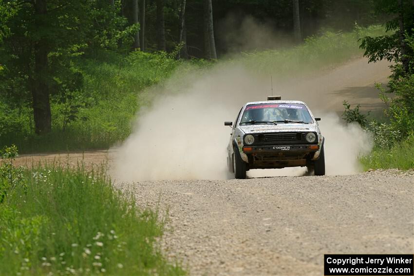 Mark Rokus / Mike Van Alphen VW GTI on SS1, Camp 3 North.