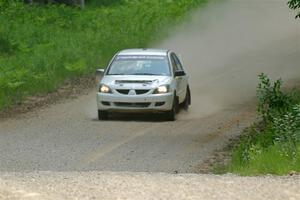 Andrew Bockheim / Salvatore LoPresti Mitsubishi Lancer on SS1, Camp 3 North.