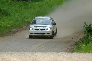 Andrew Bockheim / Salvatore LoPresti Mitsubishi Lancer on SS1, Camp 3 North.