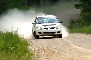 Andrew Bockheim / Salvatore LoPresti Mitsubishi Lancer on SS1, Camp 3 North.