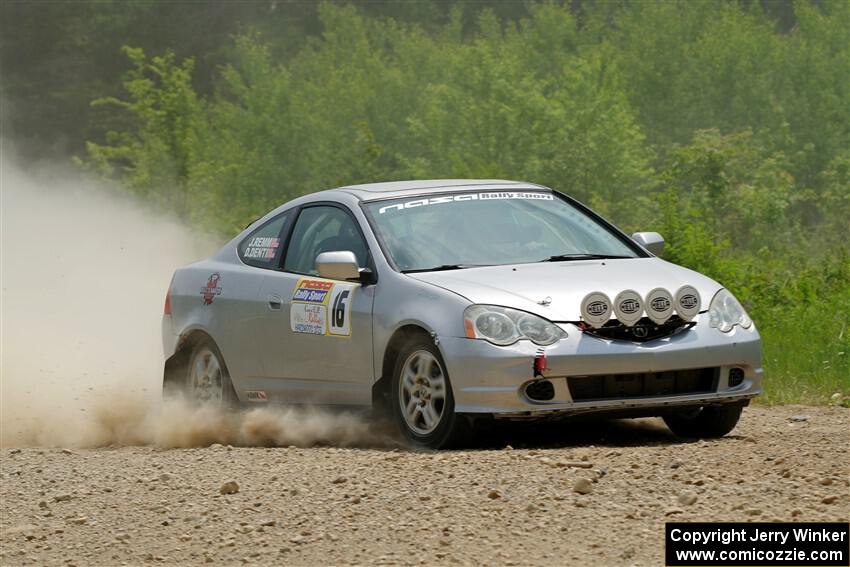 Derek Denti / Josh Remmetter Acura RSX on SS1, Camp 3 North.