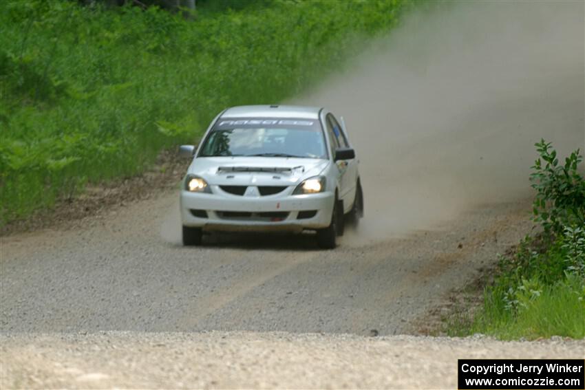 Andrew Bockheim / Salvatore LoPresti Mitsubishi Lancer on SS1, Camp 3 North.