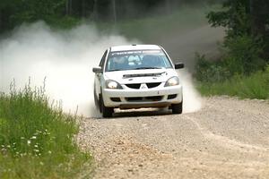 Andrew Bockheim / Salvatore LoPresti Mitsubishi Lancer on SS1, Camp 3 North.