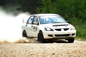 Andrew Bockheim / Salvatore LoPresti Mitsubishi Lancer on SS1, Camp 3 North.