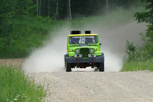 Mike Purzycki / Matt Wernette Jeep Scrambler on SS1, Camp 3 North.