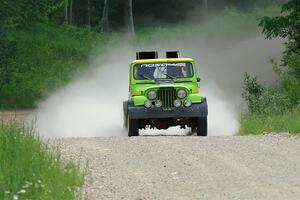 Mike Purzycki / Matt Wernette Jeep Scrambler on SS1, Camp 3 North.