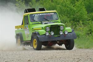 Mike Purzycki / Matt Wernette Jeep Scrambler on SS1, Camp 3 North.