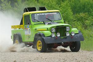 Mike Purzycki / Matt Wernette Jeep Scrambler on SS1, Camp 3 North.