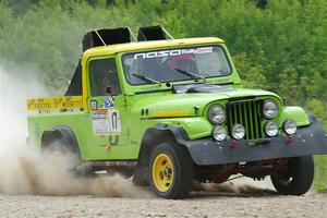 Mike Purzycki / Matt Wernette Jeep Scrambler on SS1, Camp 3 North.