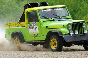 Mike Purzycki / Matt Wernette Jeep Scrambler on SS1, Camp 3 North.