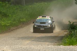 Matt James / Jackie James Subaru Impreza on SS1, Camp 3 North.