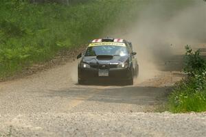 Matt James / Jackie James Subaru Impreza on SS1, Camp 3 North.