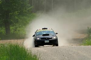 Matt James / Jackie James Subaru Impreza on SS1, Camp 3 North.