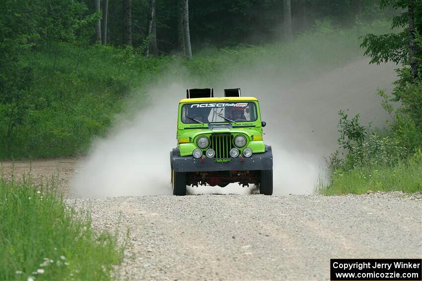 Mike Purzycki / Matt Wernette Jeep Scrambler on SS1, Camp 3 North.