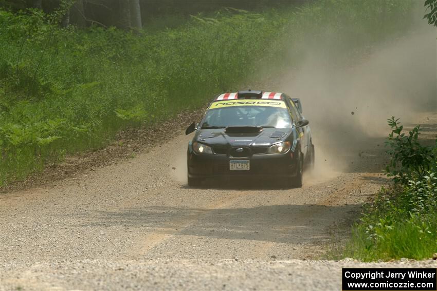 Matt James / Jackie James Subaru Impreza on SS1, Camp 3 North.