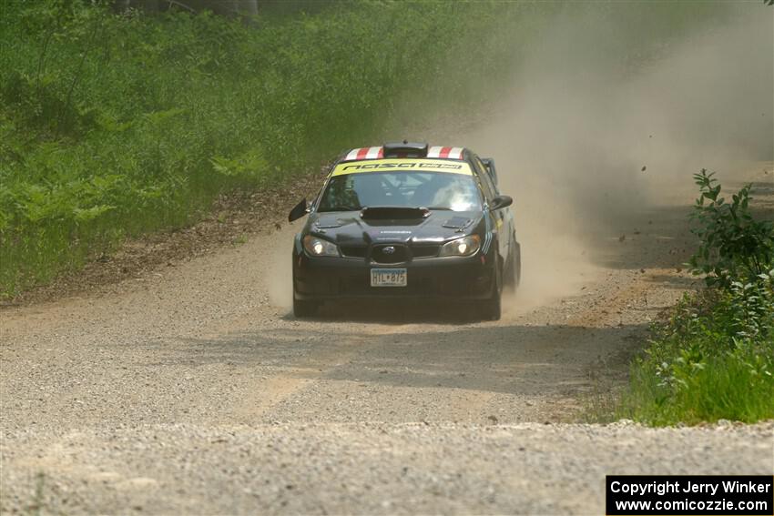 Matt James / Jackie James Subaru Impreza on SS1, Camp 3 North.