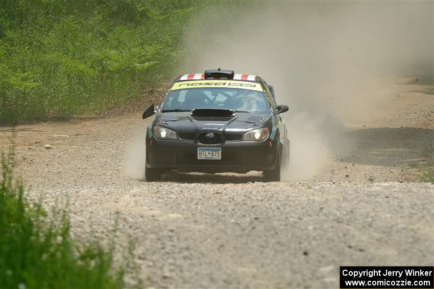 Matt James / Jackie James Subaru Impreza on SS1, Camp 3 North.