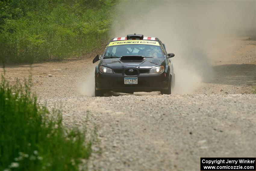 Matt James / Jackie James Subaru Impreza on SS1, Camp 3 North.