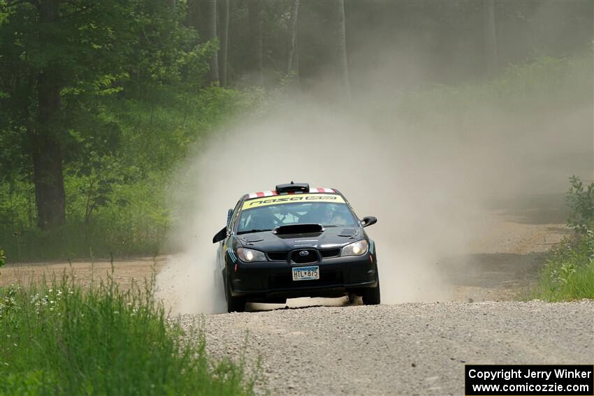 Matt James / Jackie James Subaru Impreza on SS1, Camp 3 North.