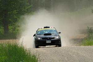 Matt James / Jackie James Subaru Impreza on SS1, Camp 3 North.