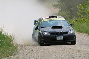 Matt James / Jackie James Subaru Impreza on SS1, Camp 3 North.